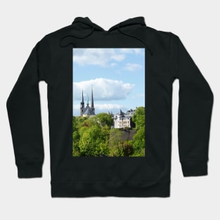 EU; Europe; Luxembourg; Luxembourg; City; Cathedral; Church; old town; park Hoodie